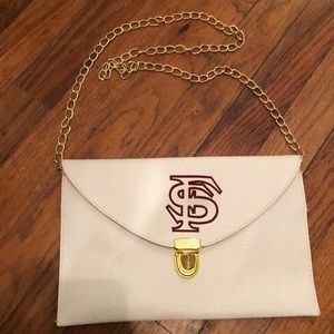 Florida State large clutch/shoulder purse